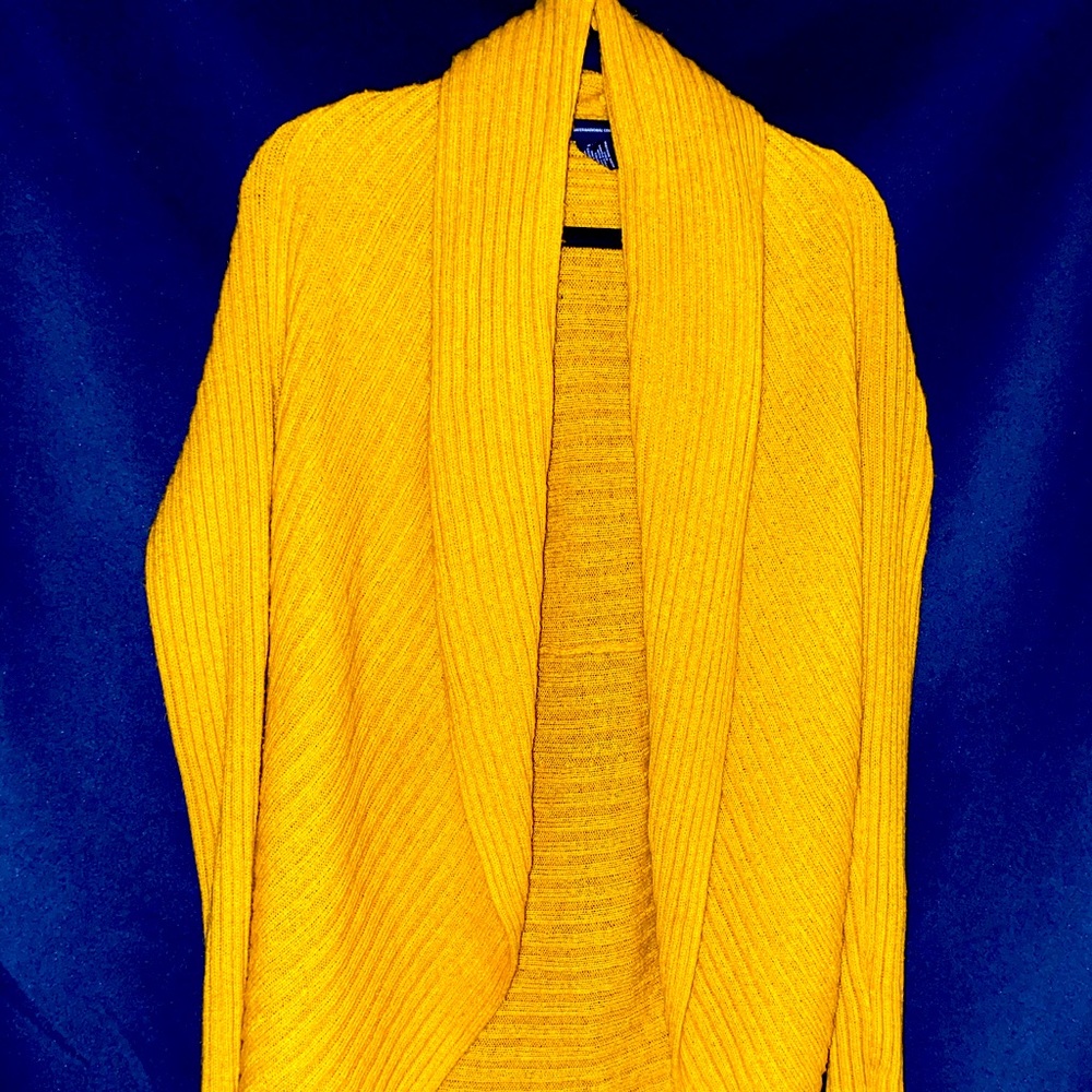 I.N.C small mustard yellow casual sweater.